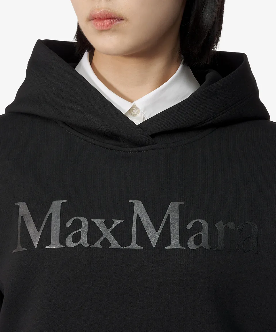 s max mara street style long sleeves plain cotton logo