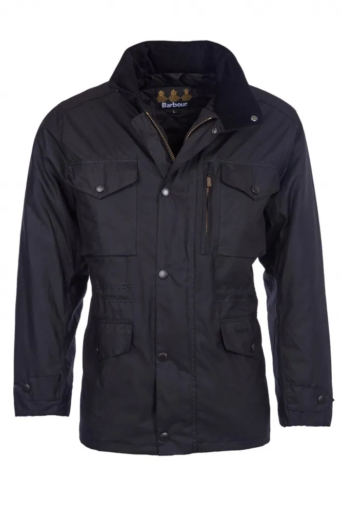 Sapper Wax Jacket Black