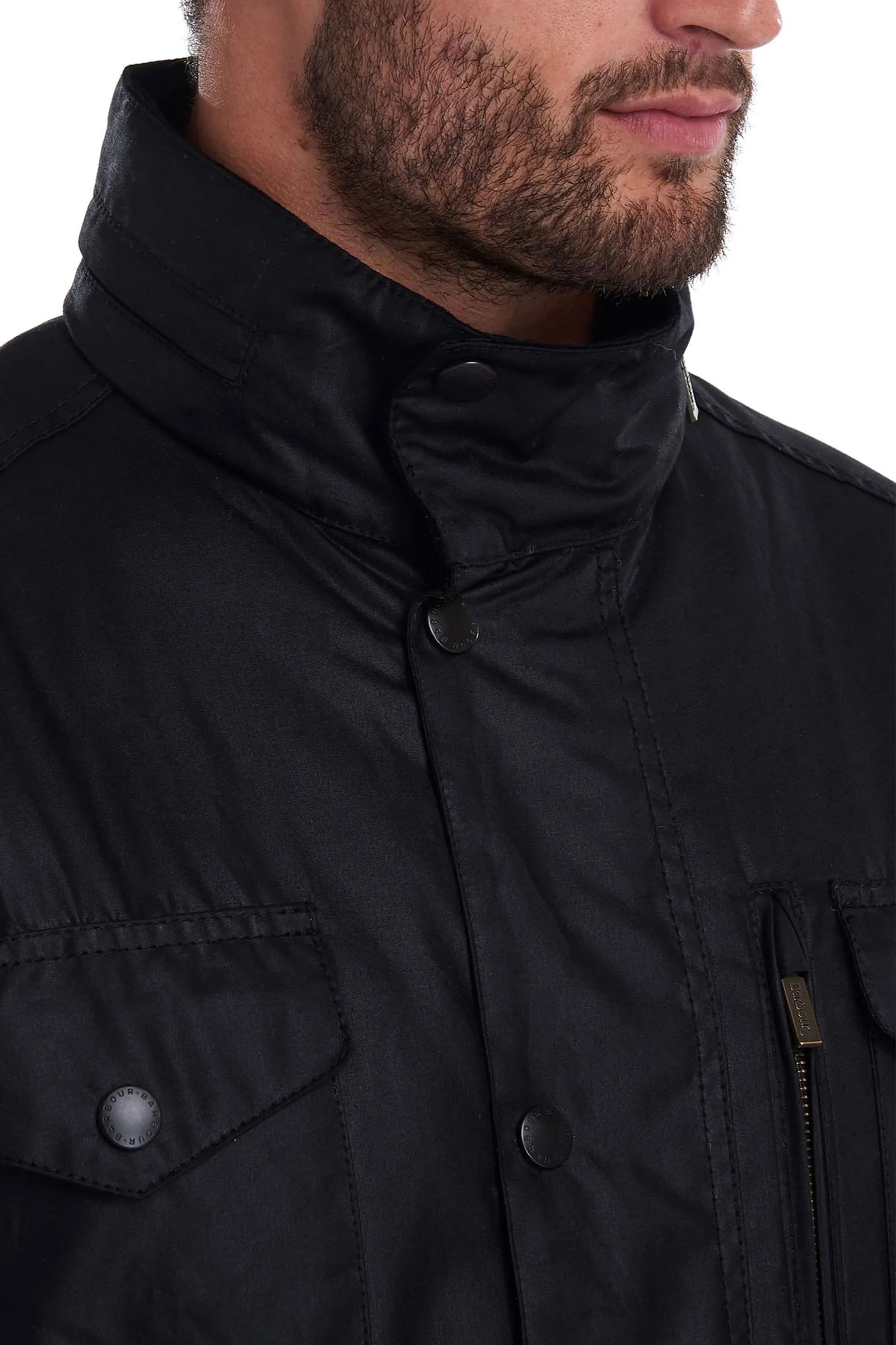 Sapper Wax Jacket Black