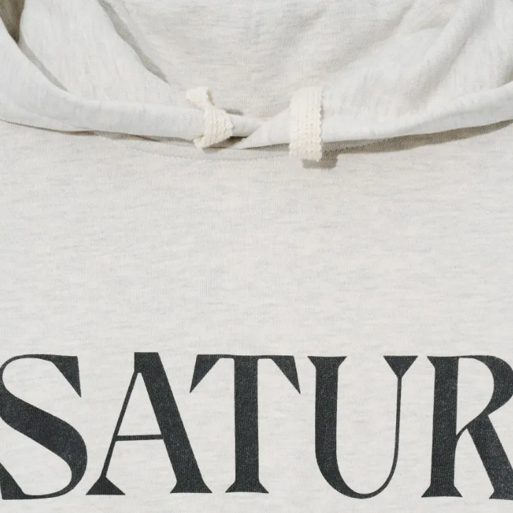 SATUR Unisex Hoodies - Stylish Plain Cotton Logo Hoodies for Streetwear