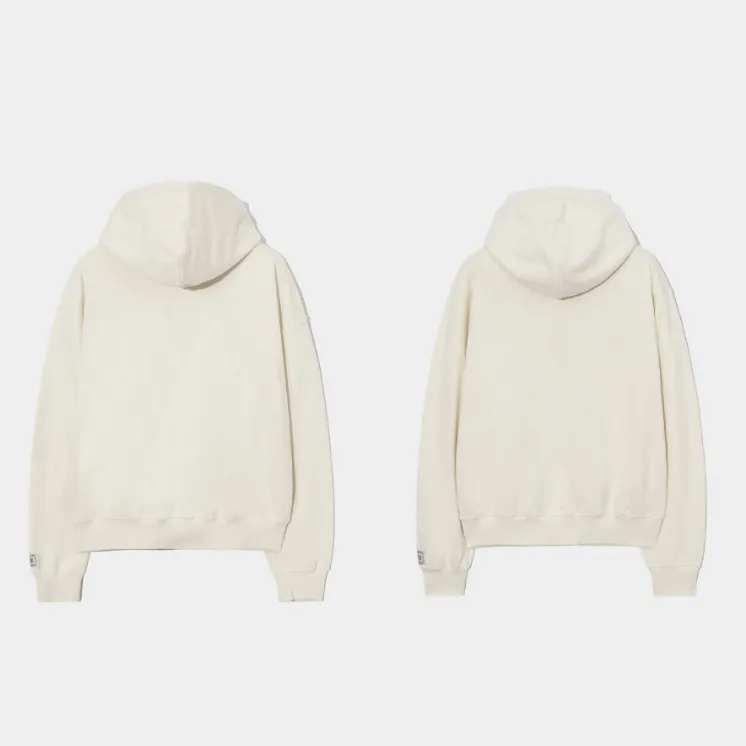 SATUR Unisex Hoodies - Stylish Plain Cotton Logo Hoodies for Streetwear