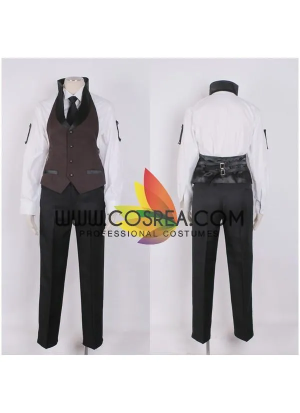 Sebastian Anime Cosplay Costume - Black Butler Kuroshitsuji Version