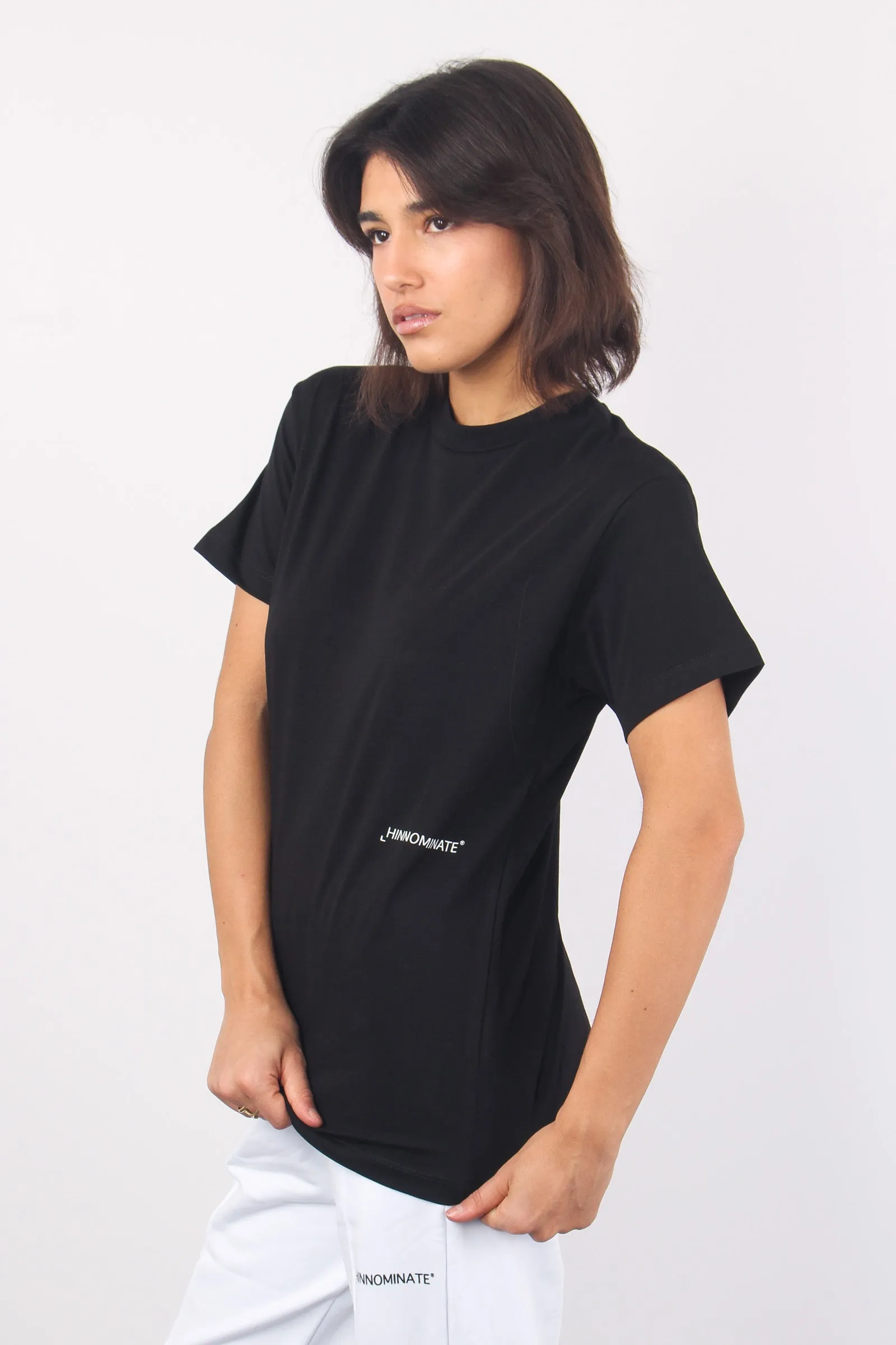 Short Sleeve Cotton Black T-shirt