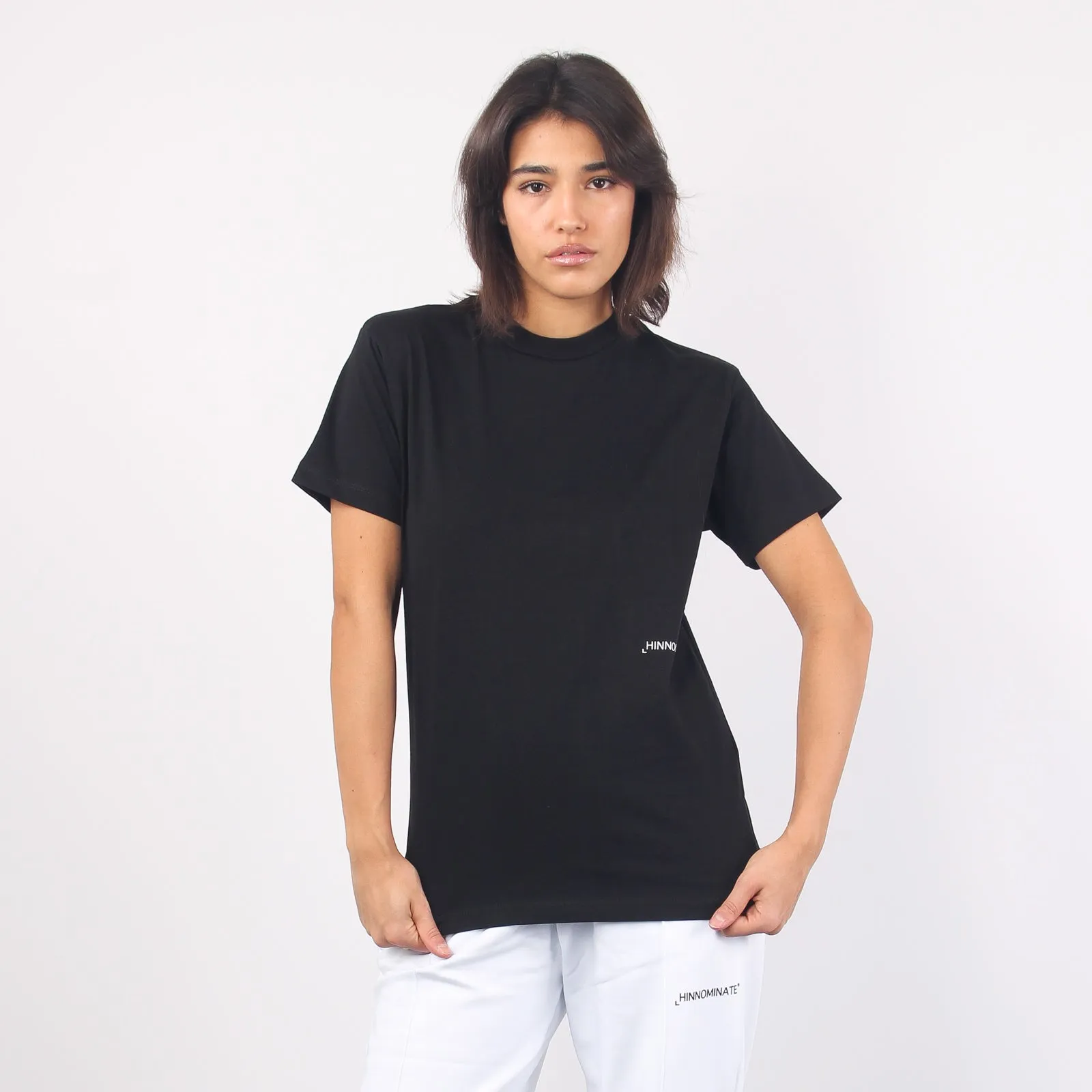 Short Sleeve Cotton Black T-shirt