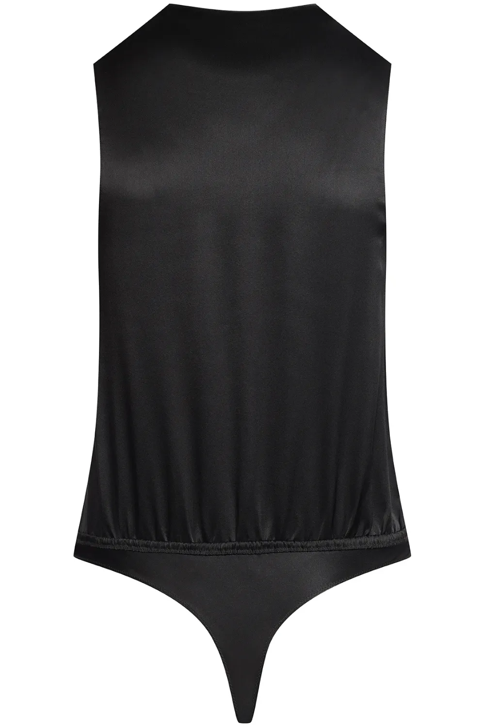 Silk Wrap Thong Bodysuit