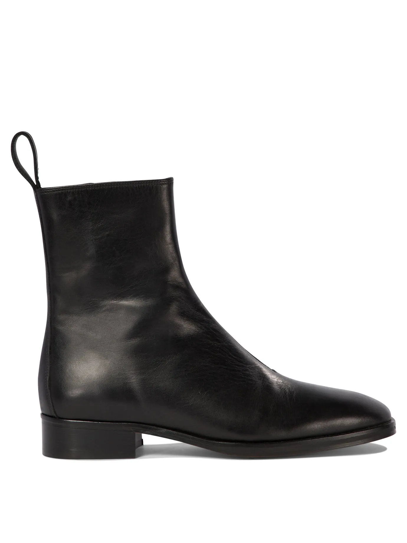 SOEUR Contemporary Square Toe Ankle Boots