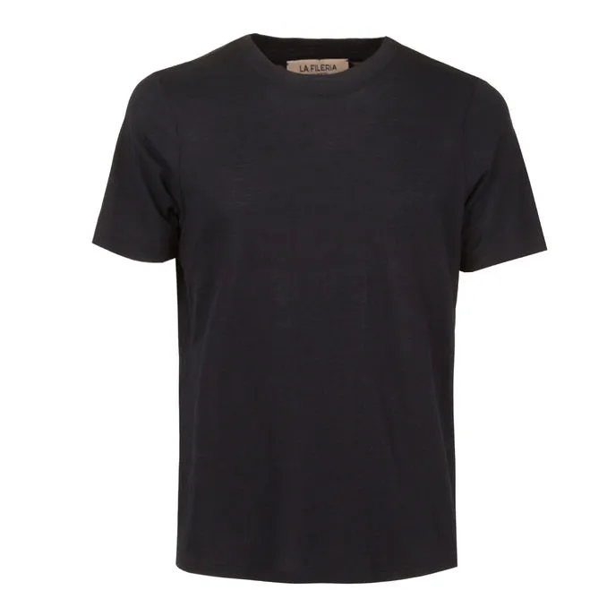 Solid Color Tshirt Navy Man