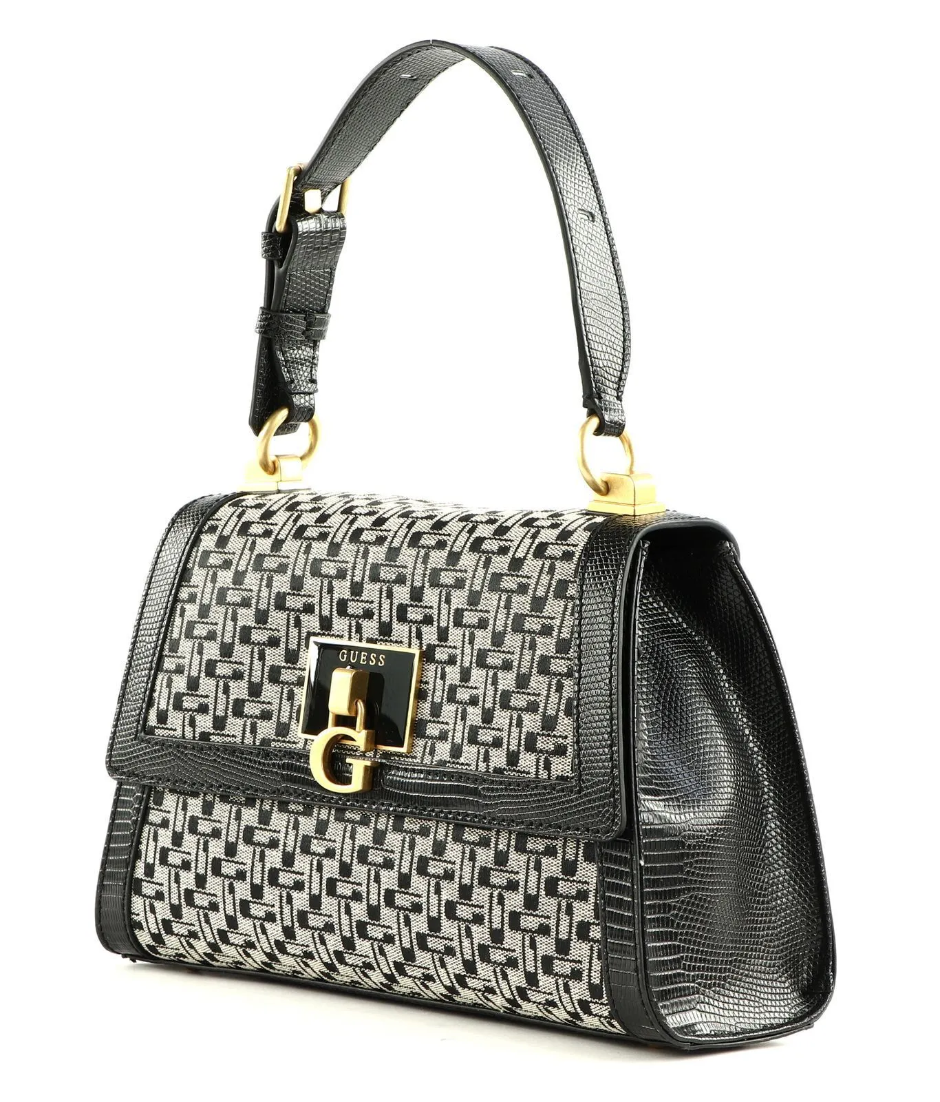 Stephi Top Handle Flap Bag by GUESS