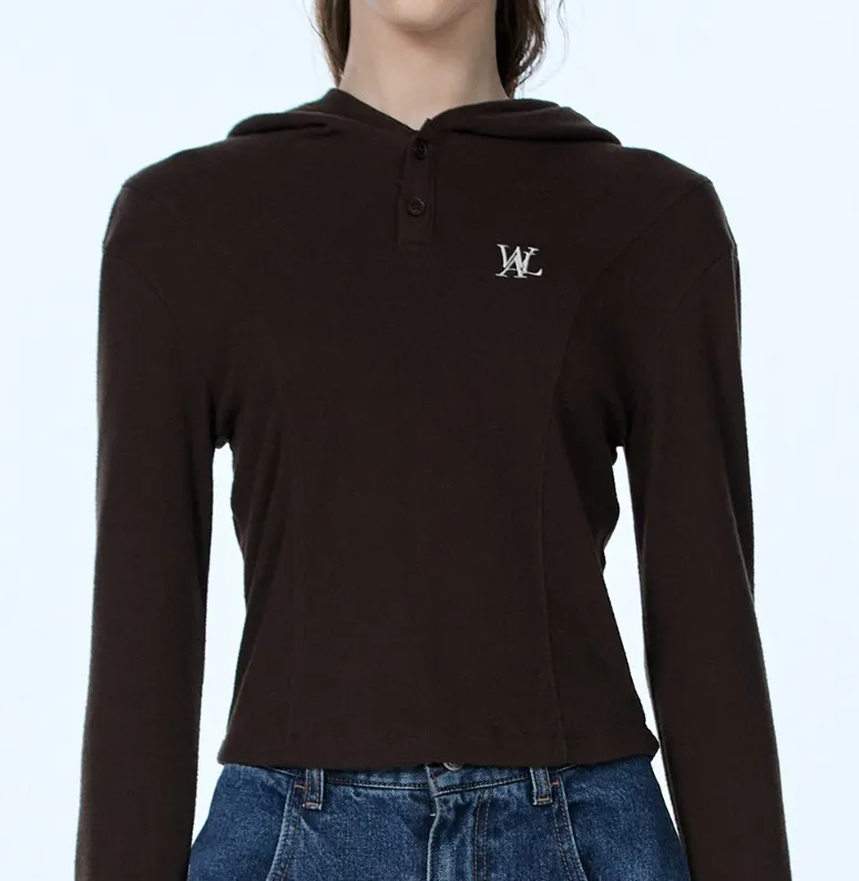 Street Style Long Sleeves Plain Logo Hoodies & Sweatshirts - WOOALONG