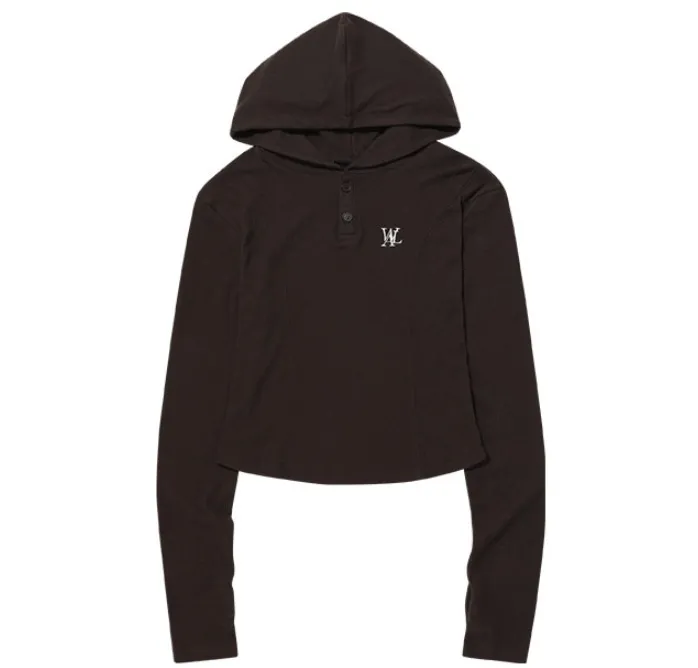 Street Style Long Sleeves Plain Logo Hoodies & Sweatshirts - WOOALONG