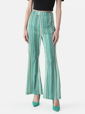 Striped Pattern Trousers