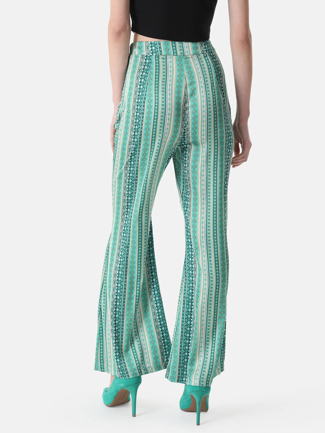 Striped Pattern Trousers