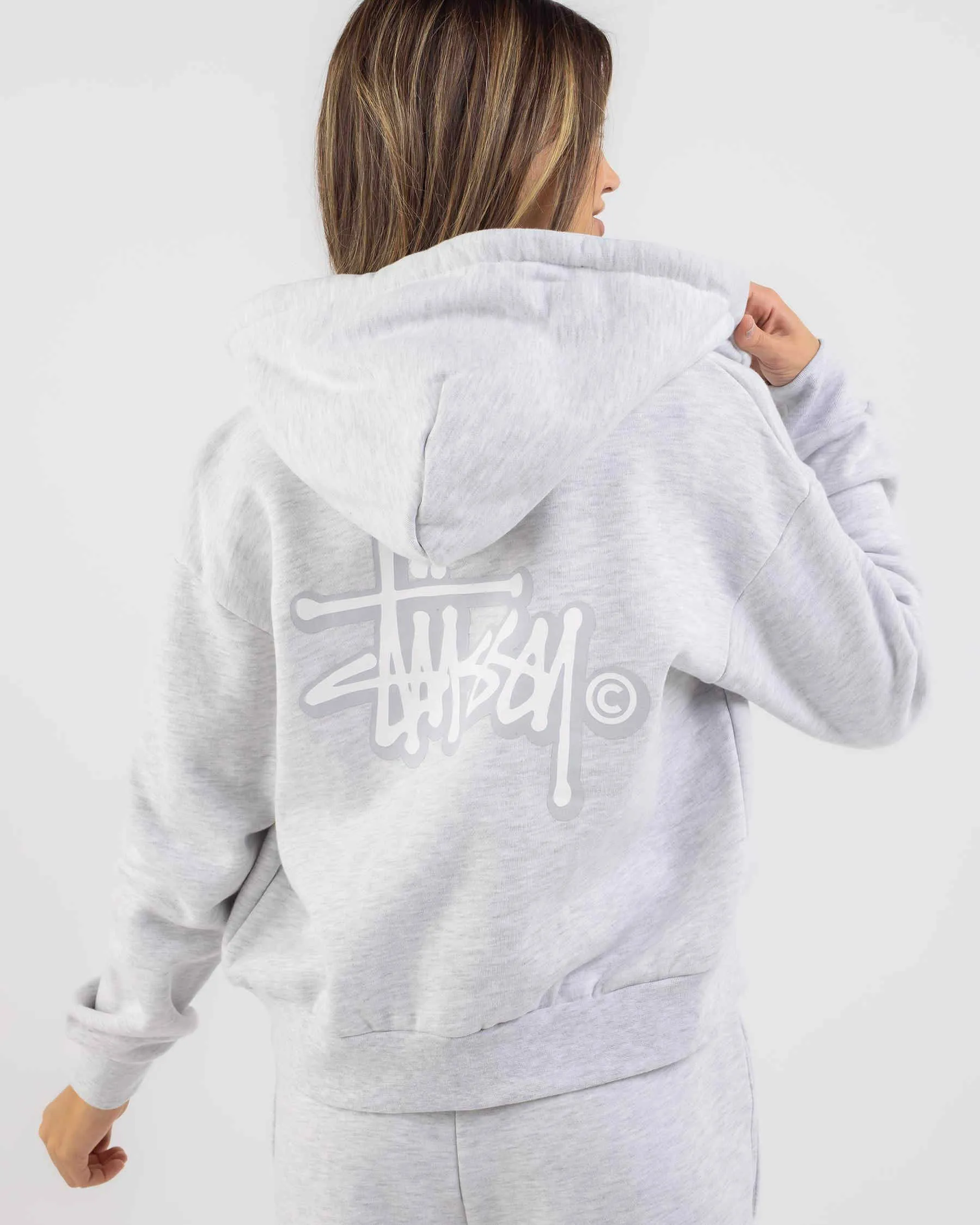 STUSSY | Plain Logo Skater Style Hoodies & Sweatshirts for Street Fashion