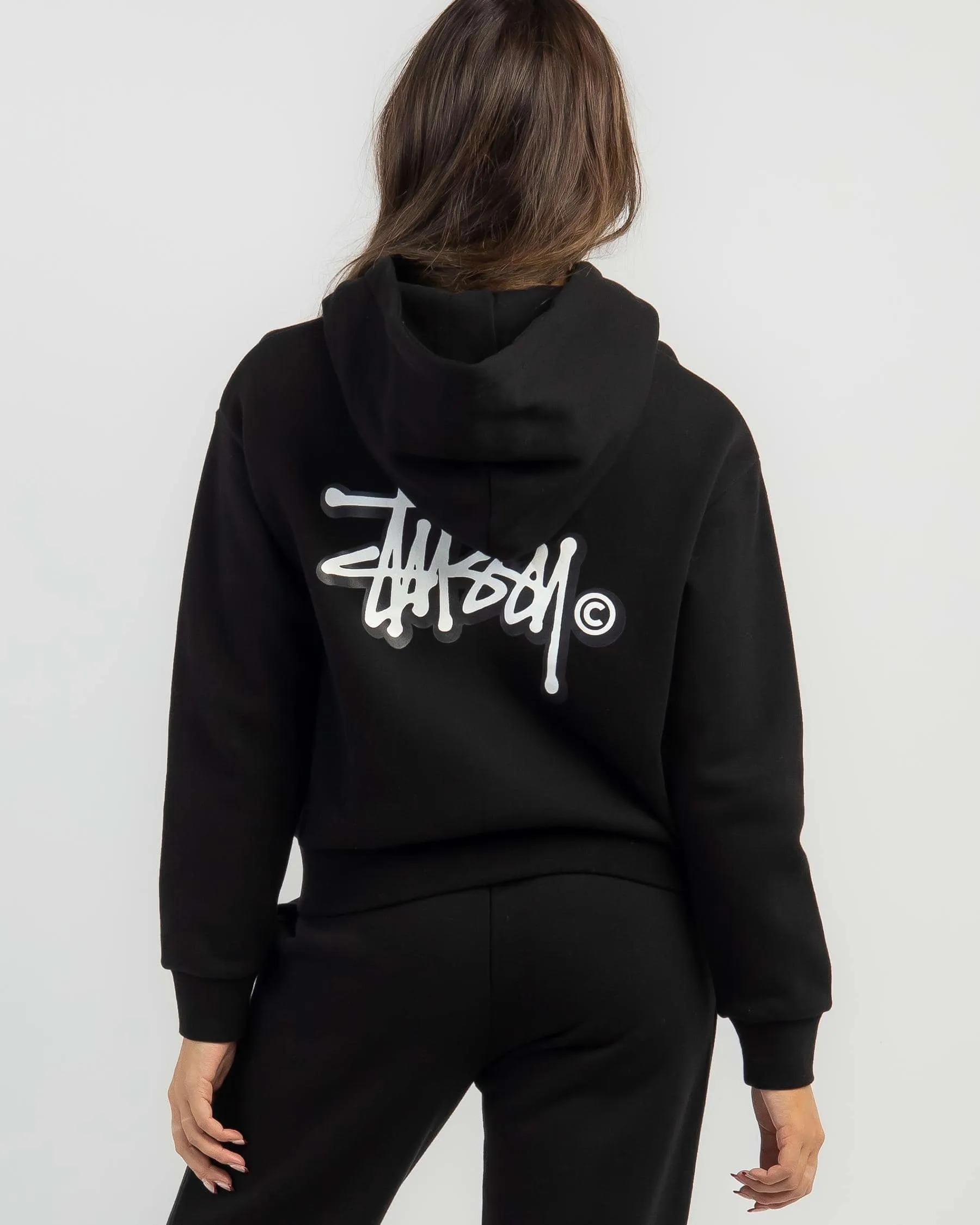 STUSSY | Plain Logo Skater Style Hoodies & Sweatshirts for Street Fashion