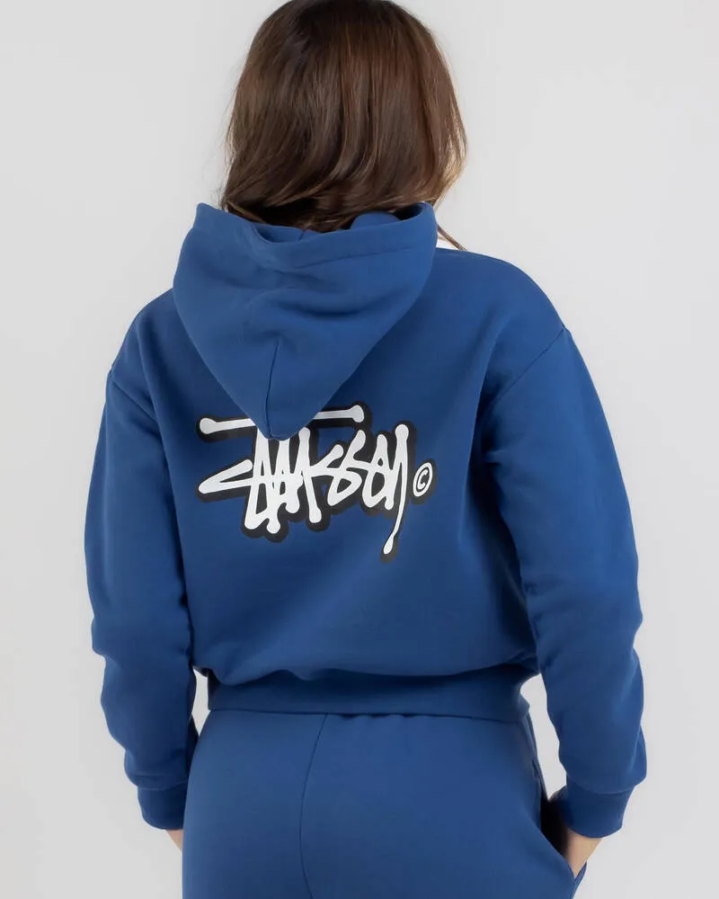 STUSSY | Plain Logo Skater Style Hoodies & Sweatshirts for Street Fashion