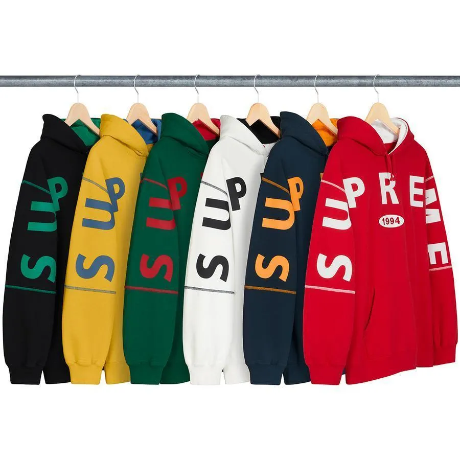 Supreme Unisex Street Style Skate Hoodies