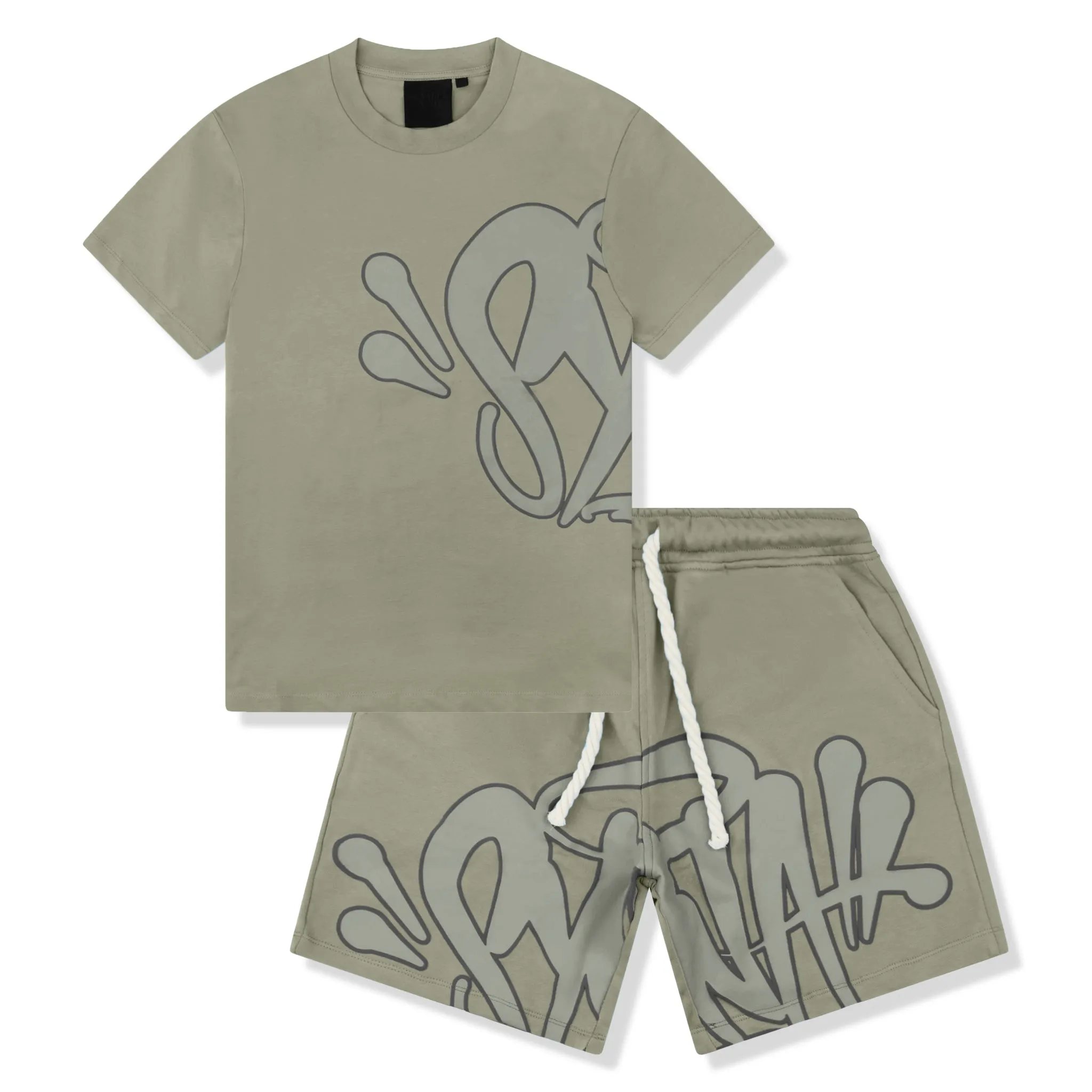 Syna World Logo Sage T-Shirt and Shorts