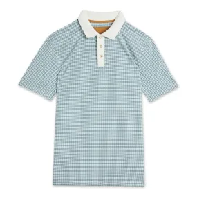 Ted Baker Blue Textured Polo Shirt