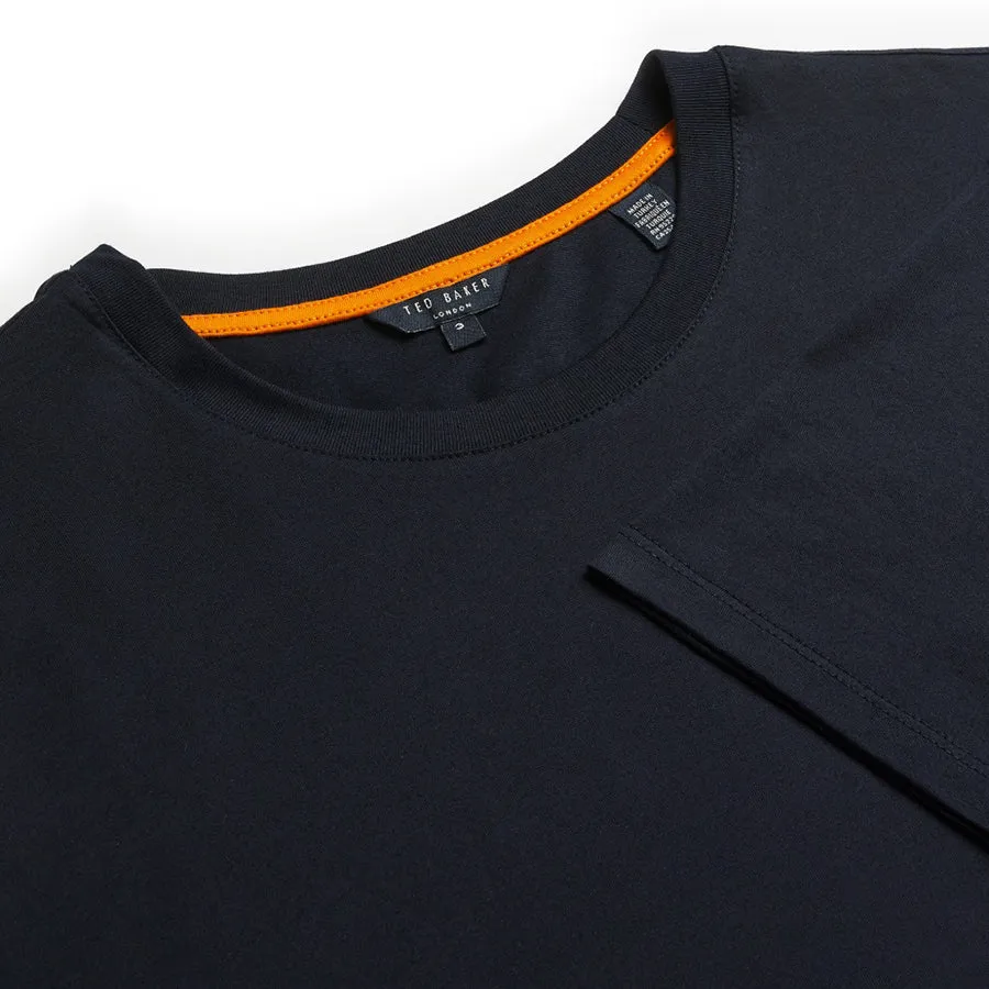 Ted Baker Navy Cotton Logo T-Shirt