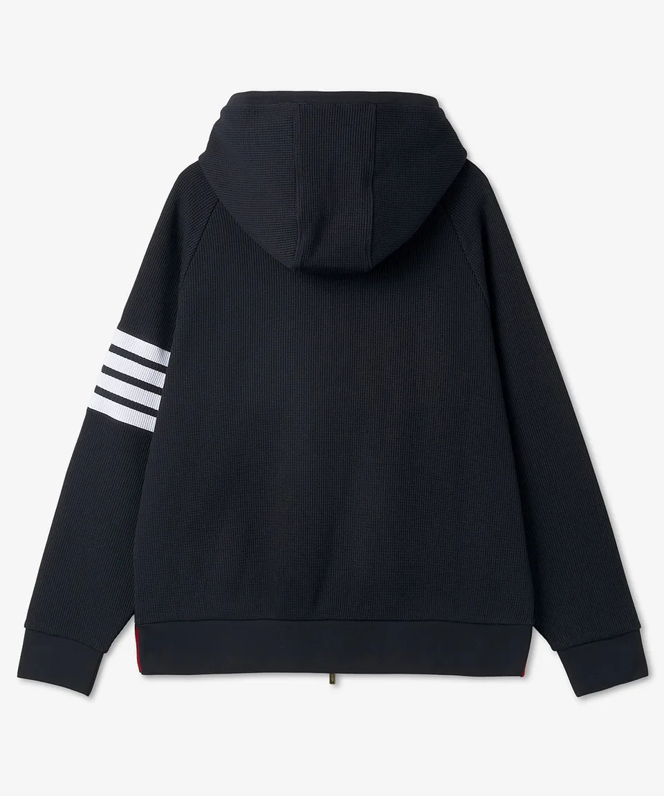 Thom Browne Striped Long Sleeve Shirt with Plain Logo Design - Street Style