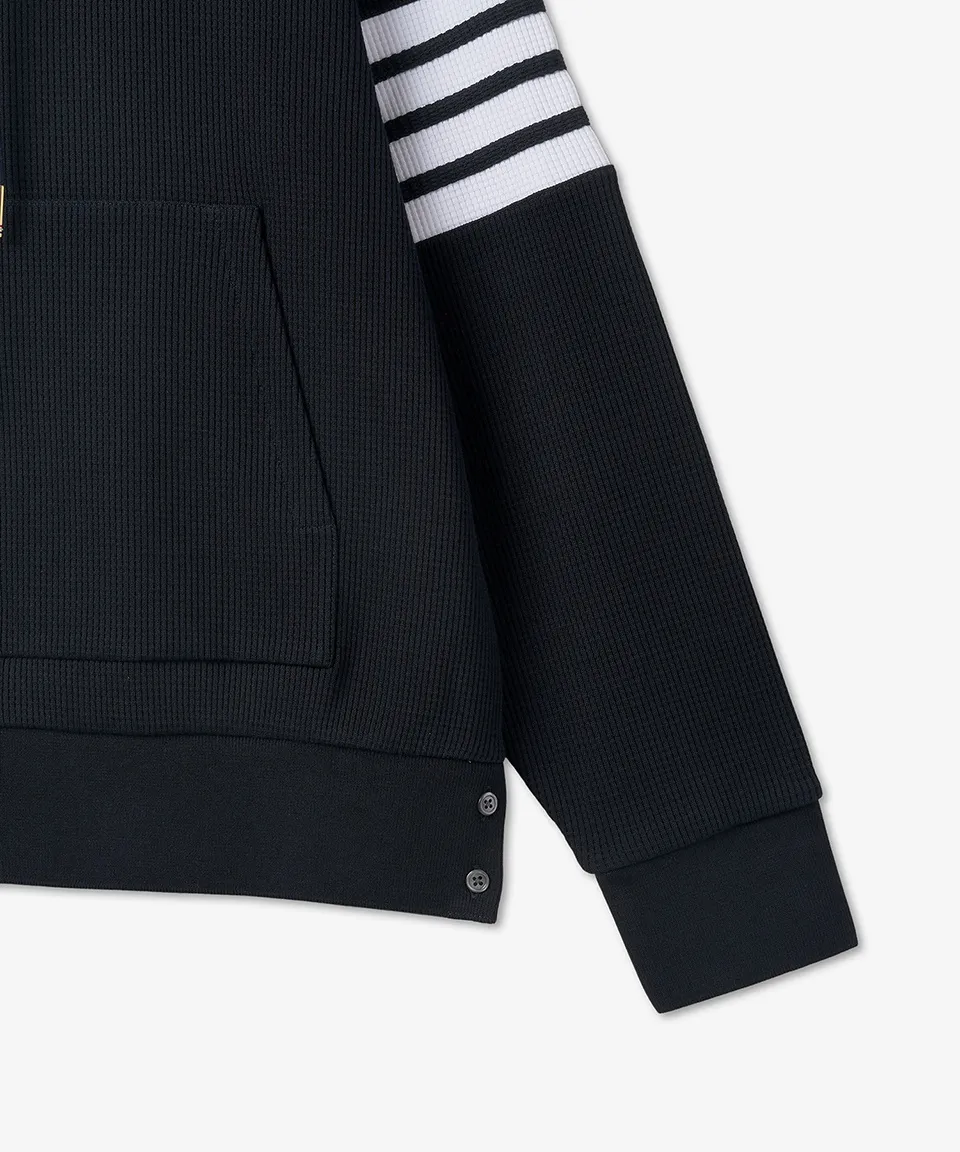 Thom Browne Striped Long Sleeve Shirt with Plain Logo Design - Street Style