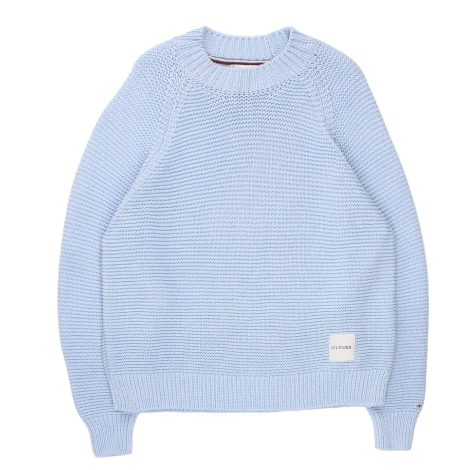 Tommy Hilfiger Blue Texture Knit Sweater