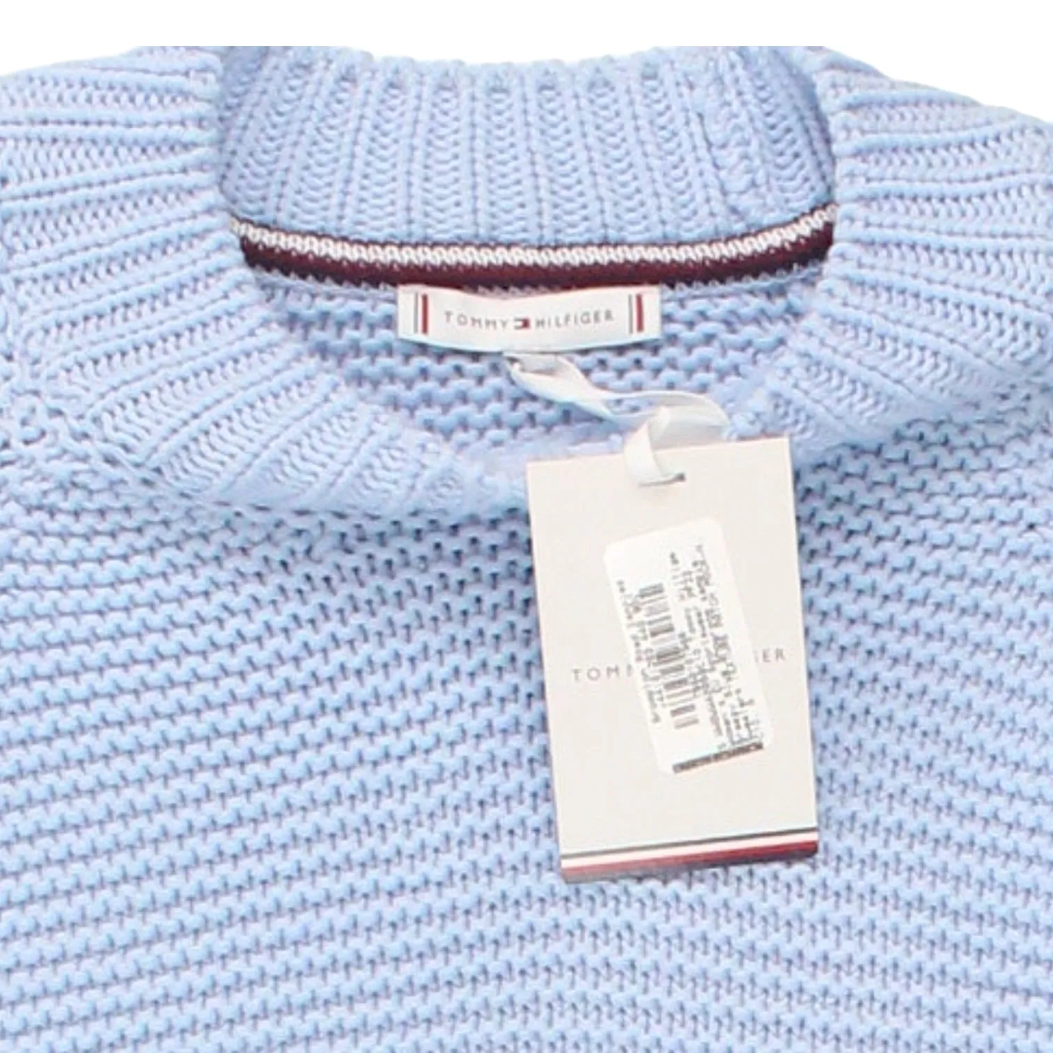 Tommy Hilfiger Blue Texture Knit Sweater