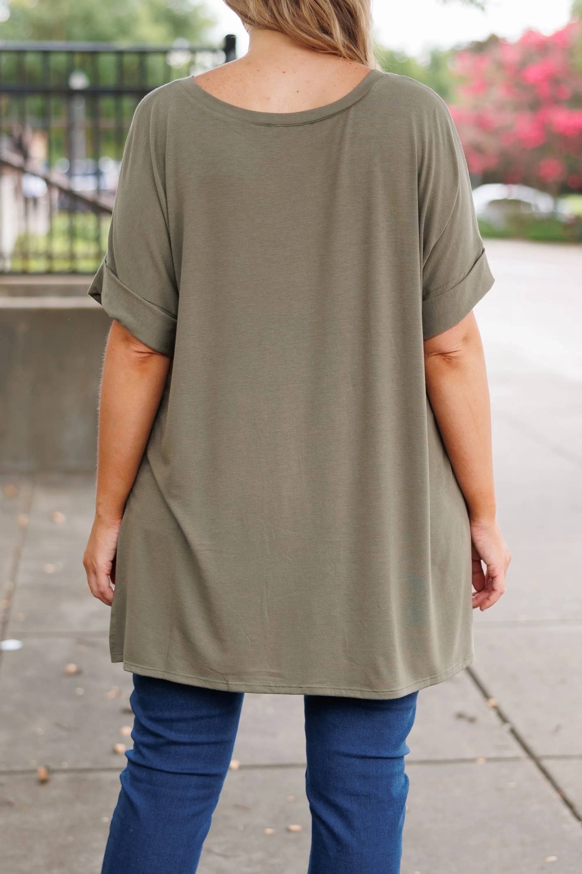 Top, Light Olive