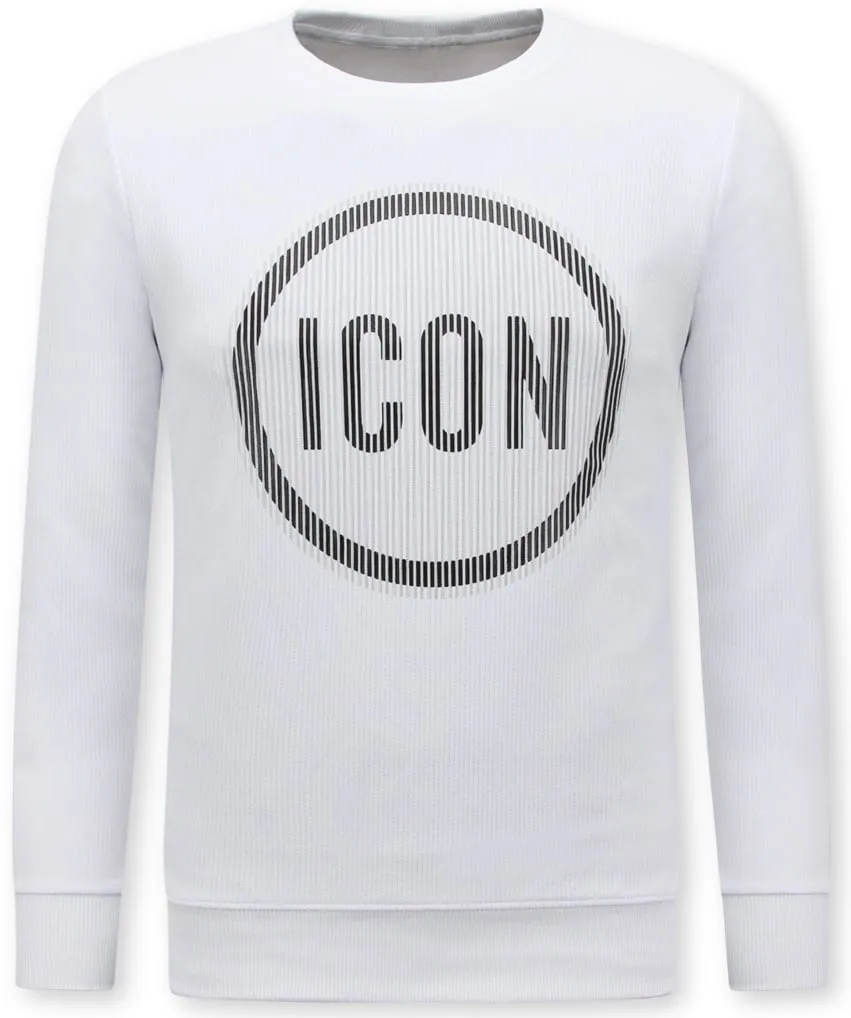 Top Star Men's Sweater ICON - Men's Sweater - White