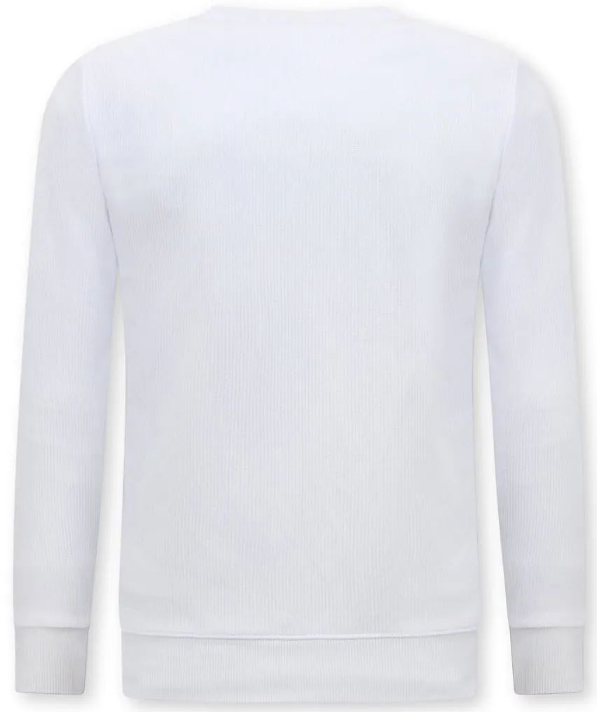 Top Star Men's Sweater ICON - Men's Sweater - White