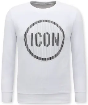 Top Star Men's Sweater ICON - Men's Sweater - White