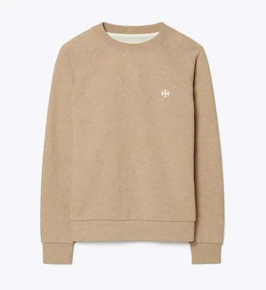 Tory Burch crew neck long sleeves cotton logo tee