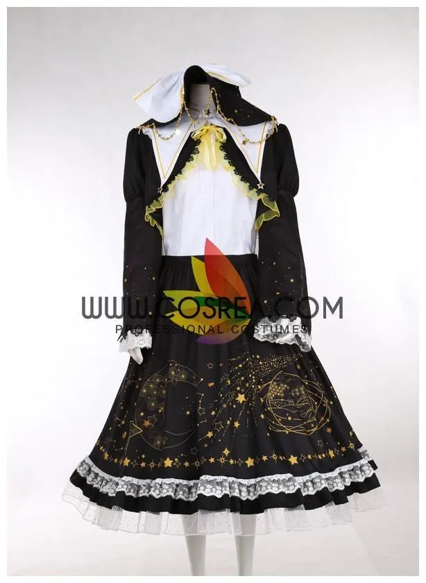 Touhou Marisa Kirisame Cosplay Costume with Starry Design