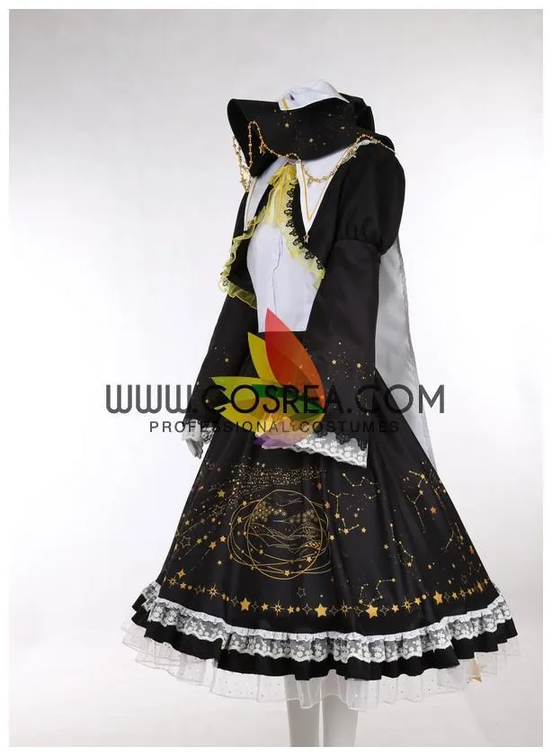 Touhou Marisa Kirisame Cosplay Costume with Starry Design