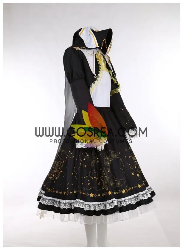 Touhou Marisa Kirisame Cosplay Costume with Starry Design