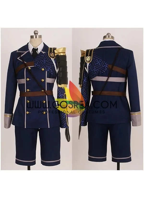 Touken Ranbu Atsushi Toushirou Cosplay Costume - Navy Blue