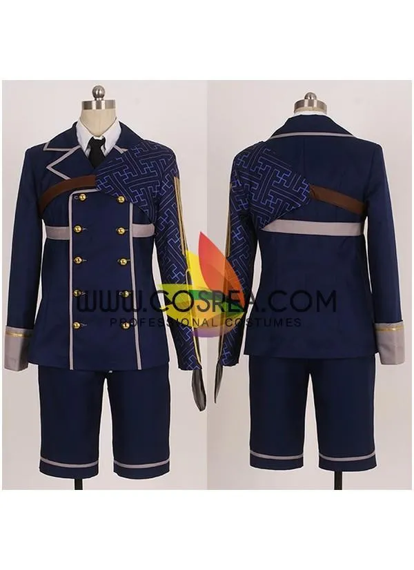 Touken Ranbu Atsushi Toushirou Cosplay Costume - Navy Blue