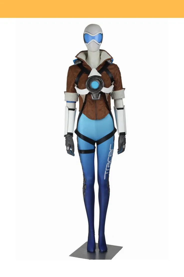 Tracer Cosplay Costume - Gradient Blue - Overwatch