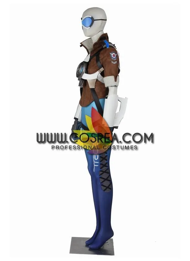 Tracer Cosplay Costume - Gradient Blue - Overwatch