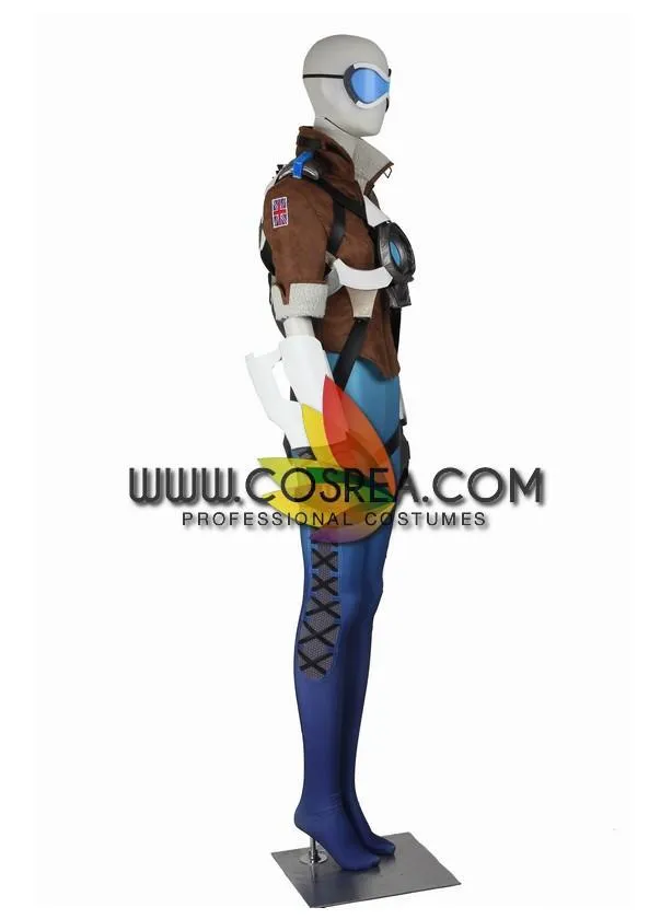 Tracer Cosplay Costume - Gradient Blue - Overwatch