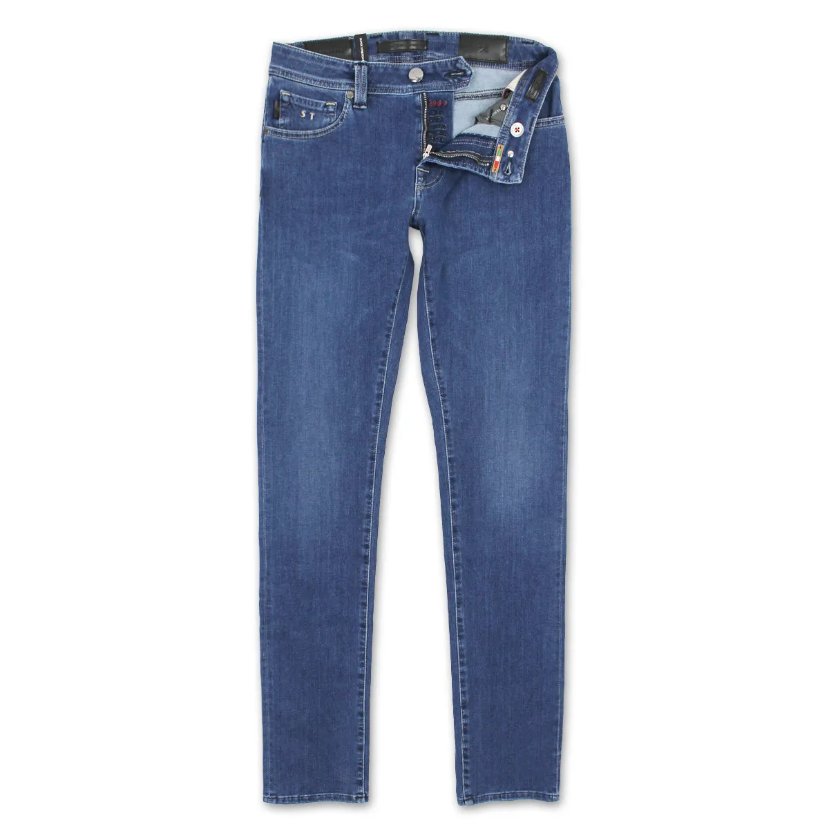 Tramarossa Leanardo Slim 21E13 Jeans - Mid Blue Wash