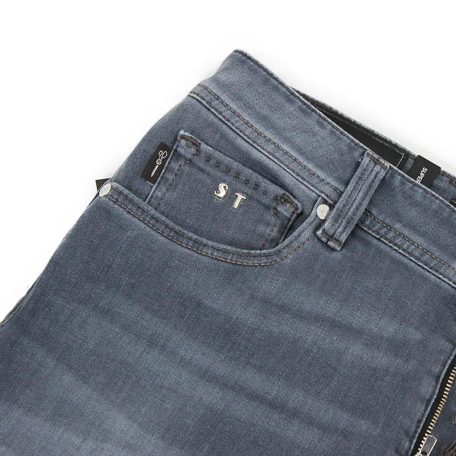 Tramarossa Leonardo Slim SOI21 Jeans - Grey Wash