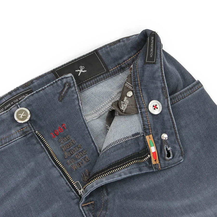 Tramarossa Leonardo Slim SOI21 Jeans - Grey Wash