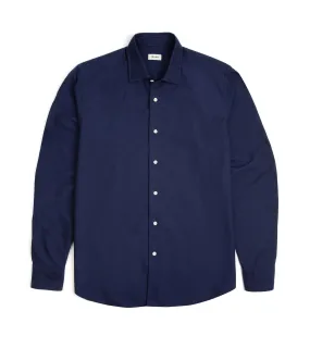 Trunk Audley Cotton Oxford Shirt: Navy