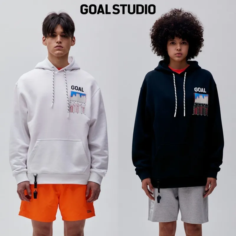 Unisex Plain Logo Hoodies & Sweatshirts by GOAL STUDIO | Street Style