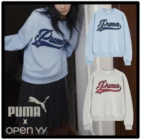 Unisex PUMA Street Style Logo Hoodies & Sweatshirts