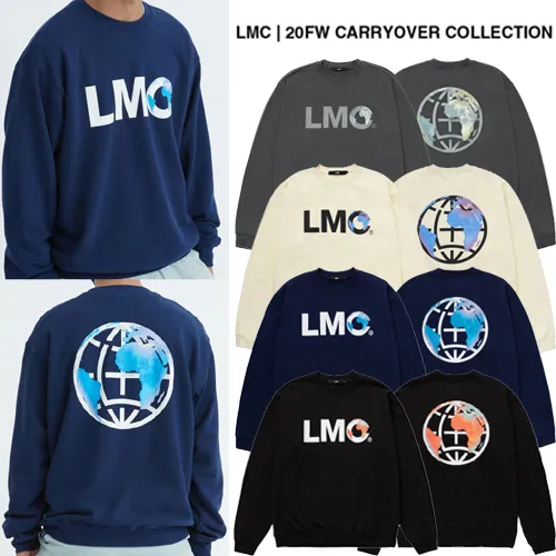 Unisex Street Style Long Sleeve Logo Hoodies & Sweatshirts by LMC