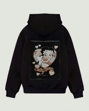 VA-AW22-482 BETTY BOOP TAPESTRY HOODIE