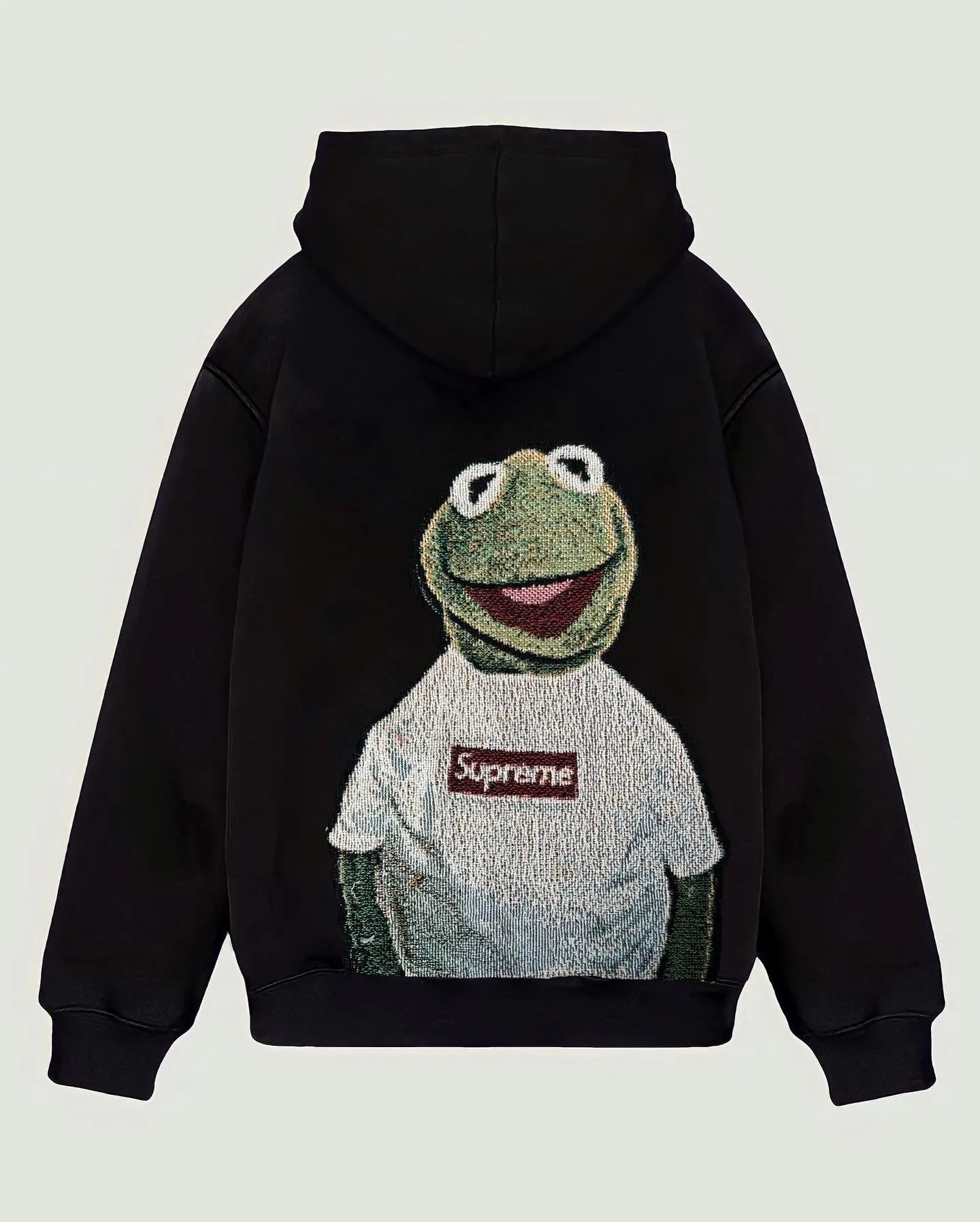 VA-SS22-619 SUPREME KERMIT TAPESTRY HOODIE