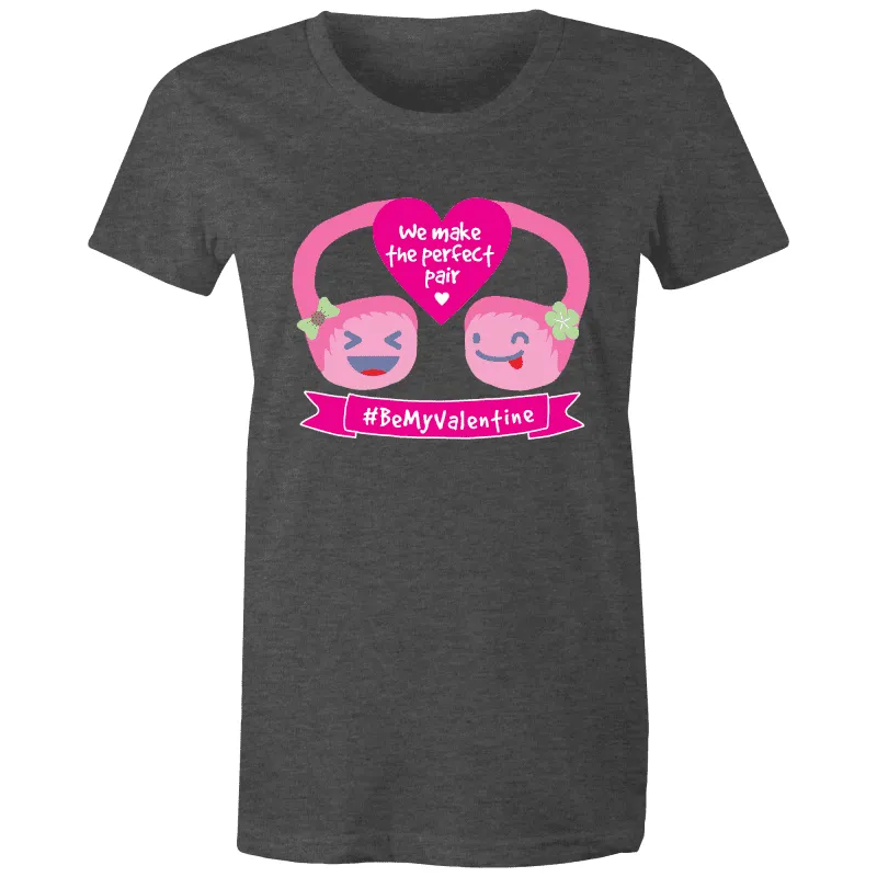 Valentine's Day Women's Perfect Pair Tee (L001)